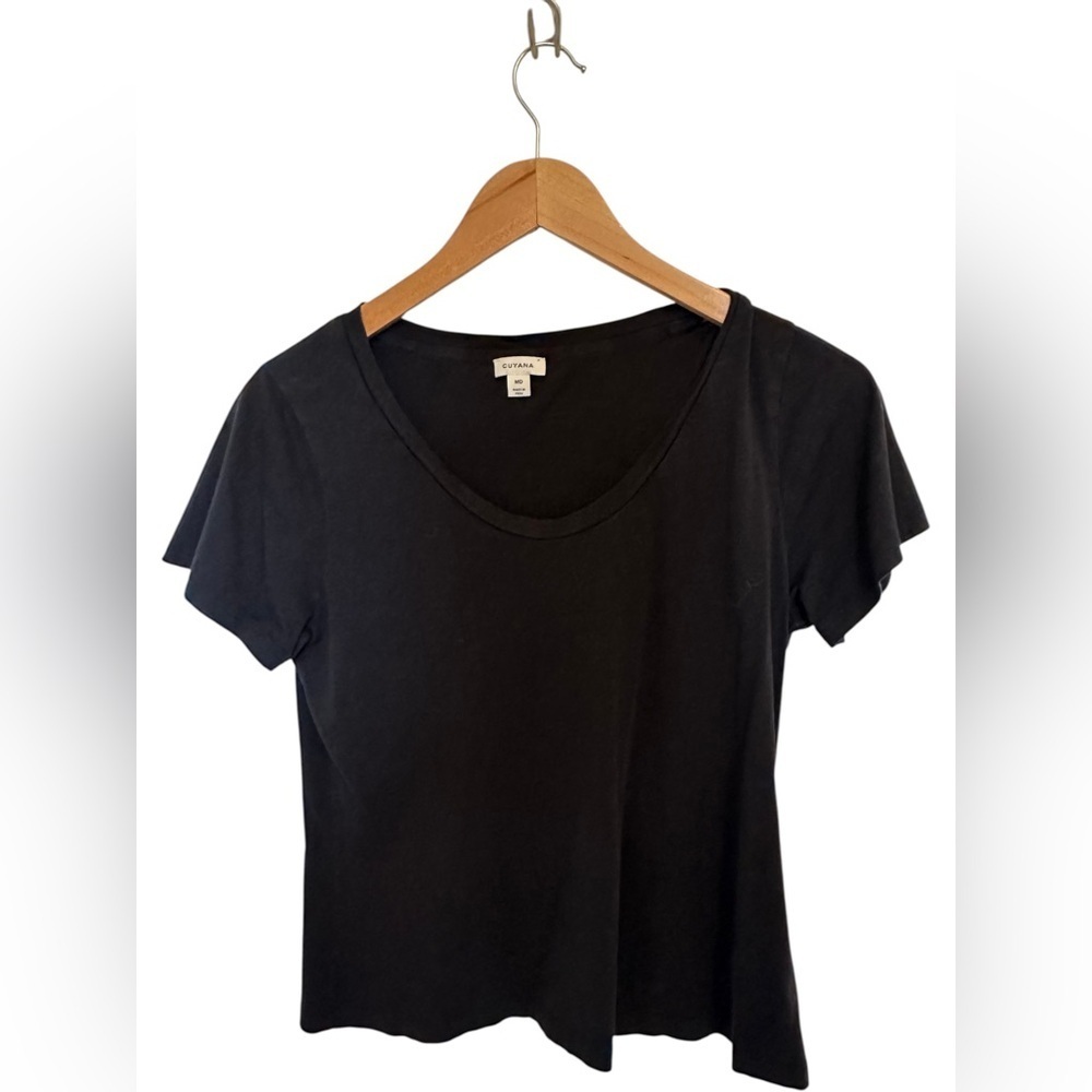 Cuyana Black Short Sleeve Tee